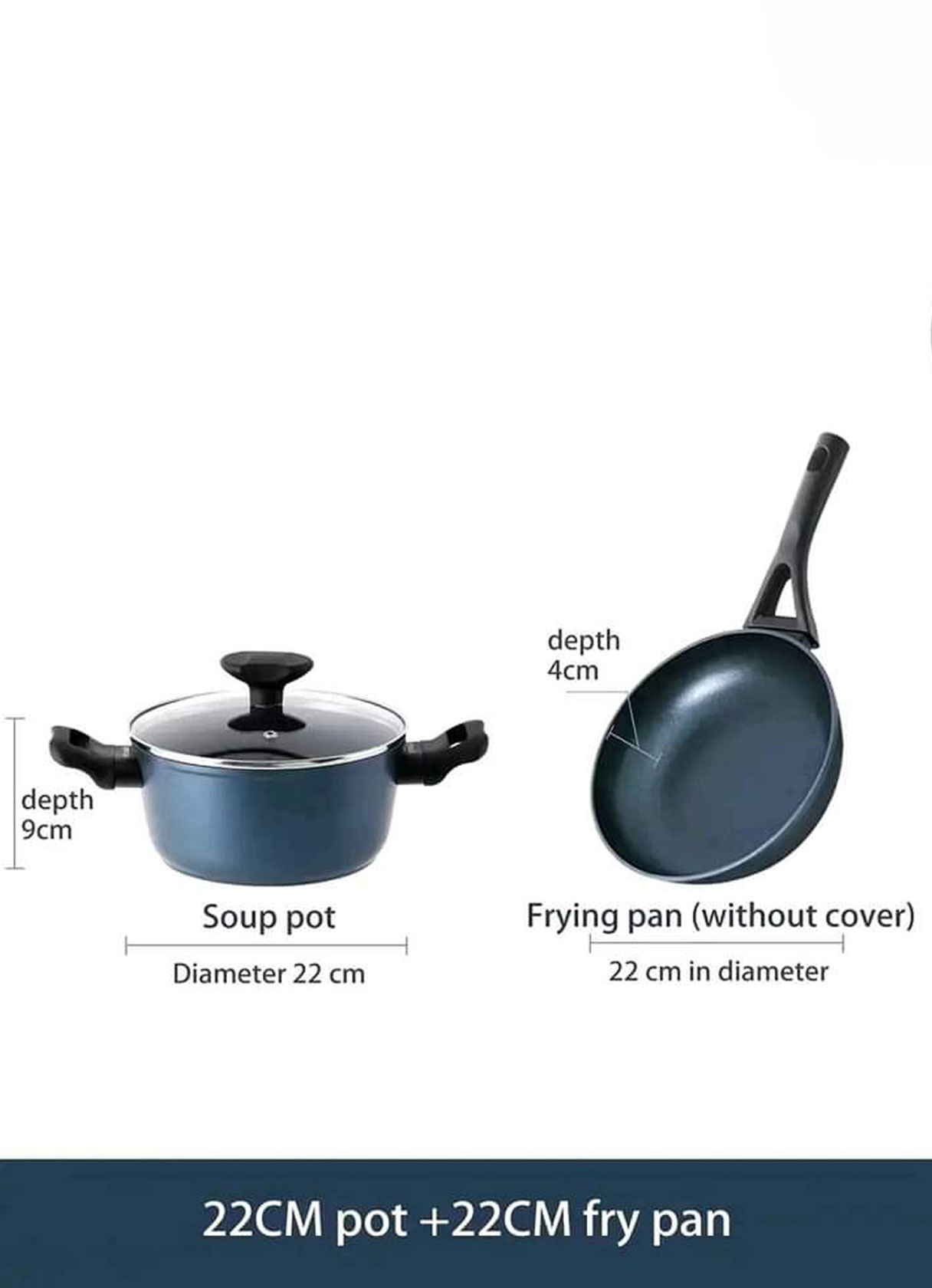 ECOWIN Diamond series fry pan